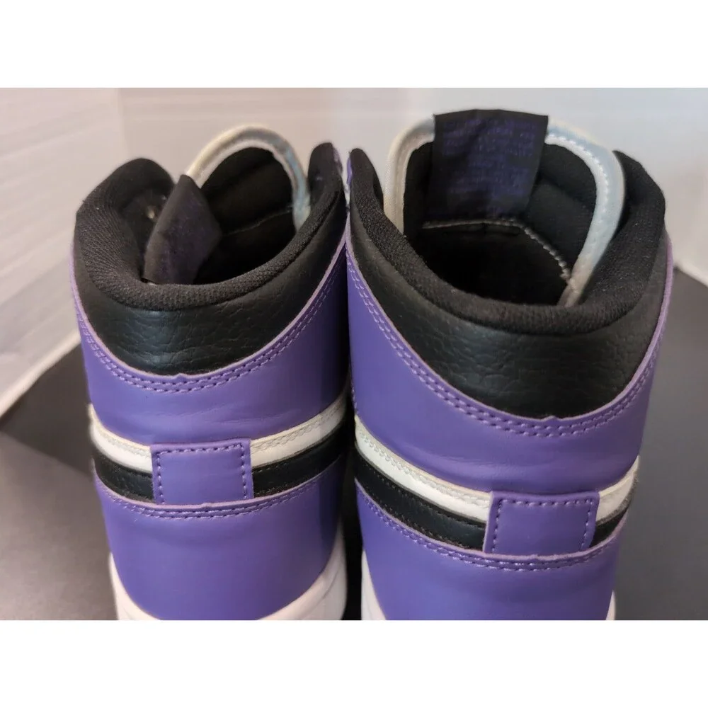 NIKE JORDAN 1 RETRO OG HIGH COURT PURPLE 2.0 MEN'S SIZE 8   EUC